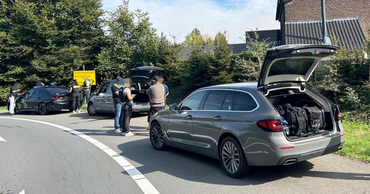 Twee personen aangehouden tijdens controle op A76 bij Heerlen